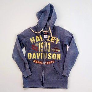 HARLEY DAVIDSON 1903 FULL ZIP HOOD SWEATSHIRT SZ S